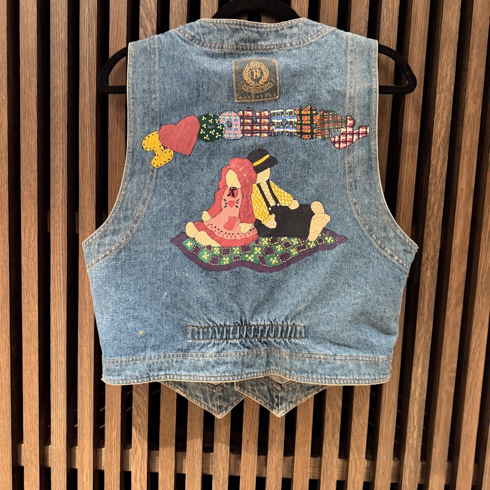 Hand Painted Denim Vest